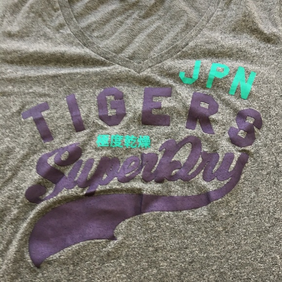 Superdry Japan Tigers Tee Graphic T Shirt Large L - Picture 6 of 8